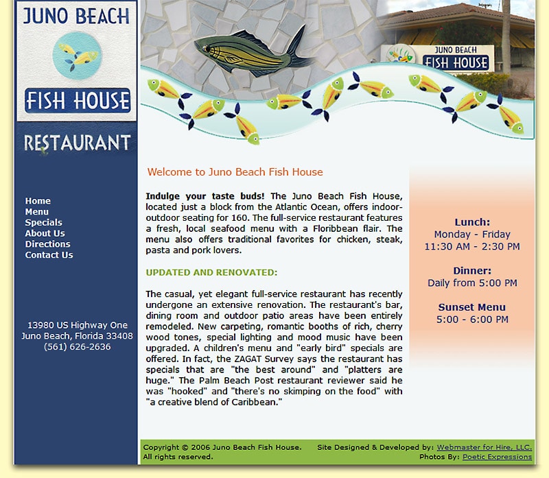 Restaurant Website