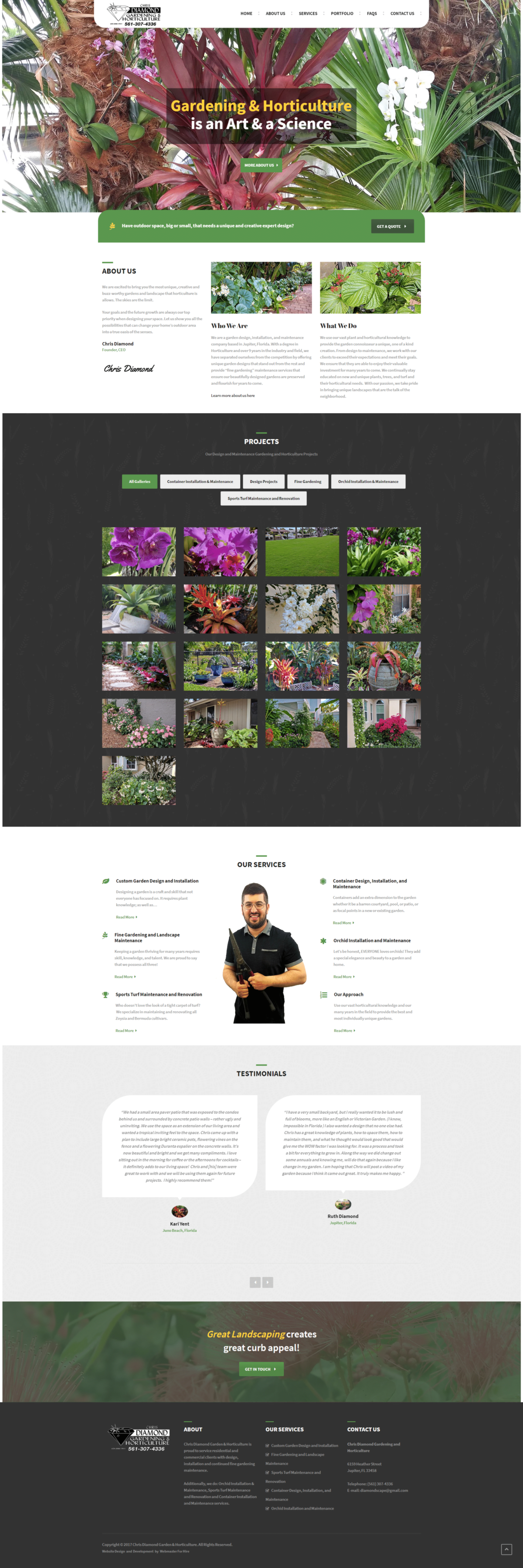 Landscape Website