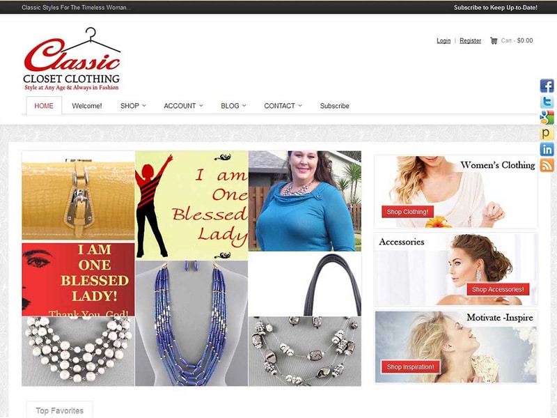 Clothing Shop Website