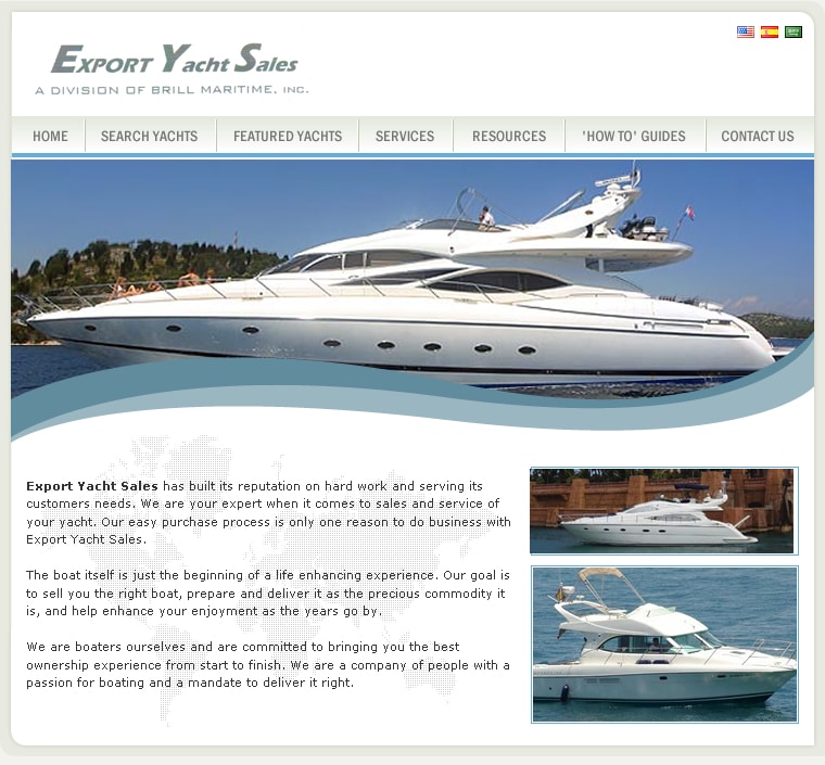 Boat Broker Website Design
