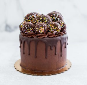 Karma Baker's Chocolate Donut Cake. 