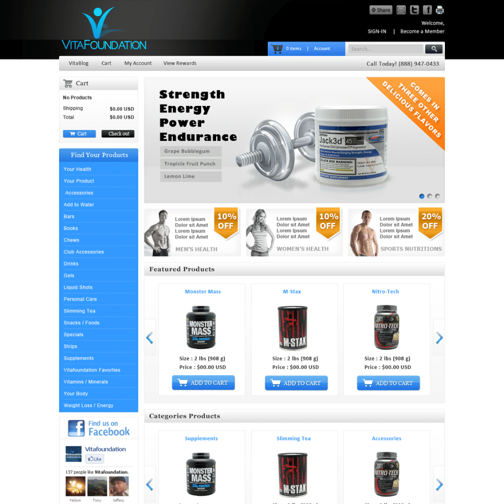 Online Pharmacy eCommerce Website