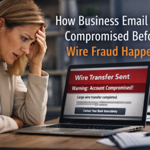 How Business Email Gets Compromised Before Wire Fraud Happens