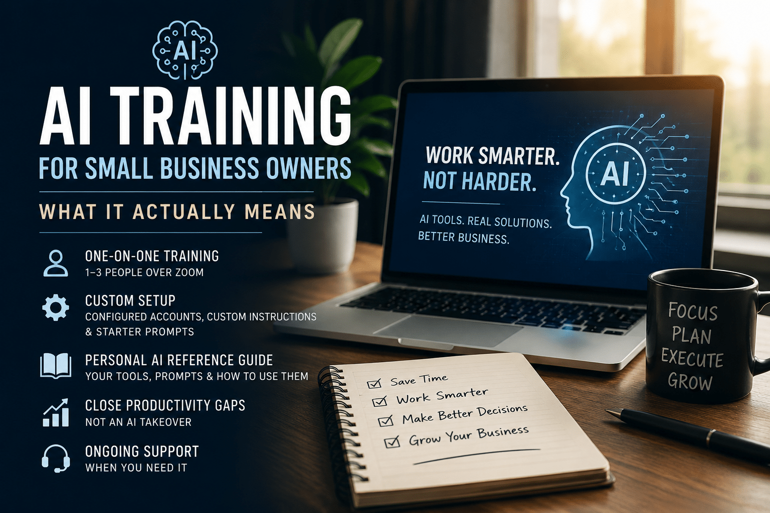 We Now Offer AI Training for Small Business Owners